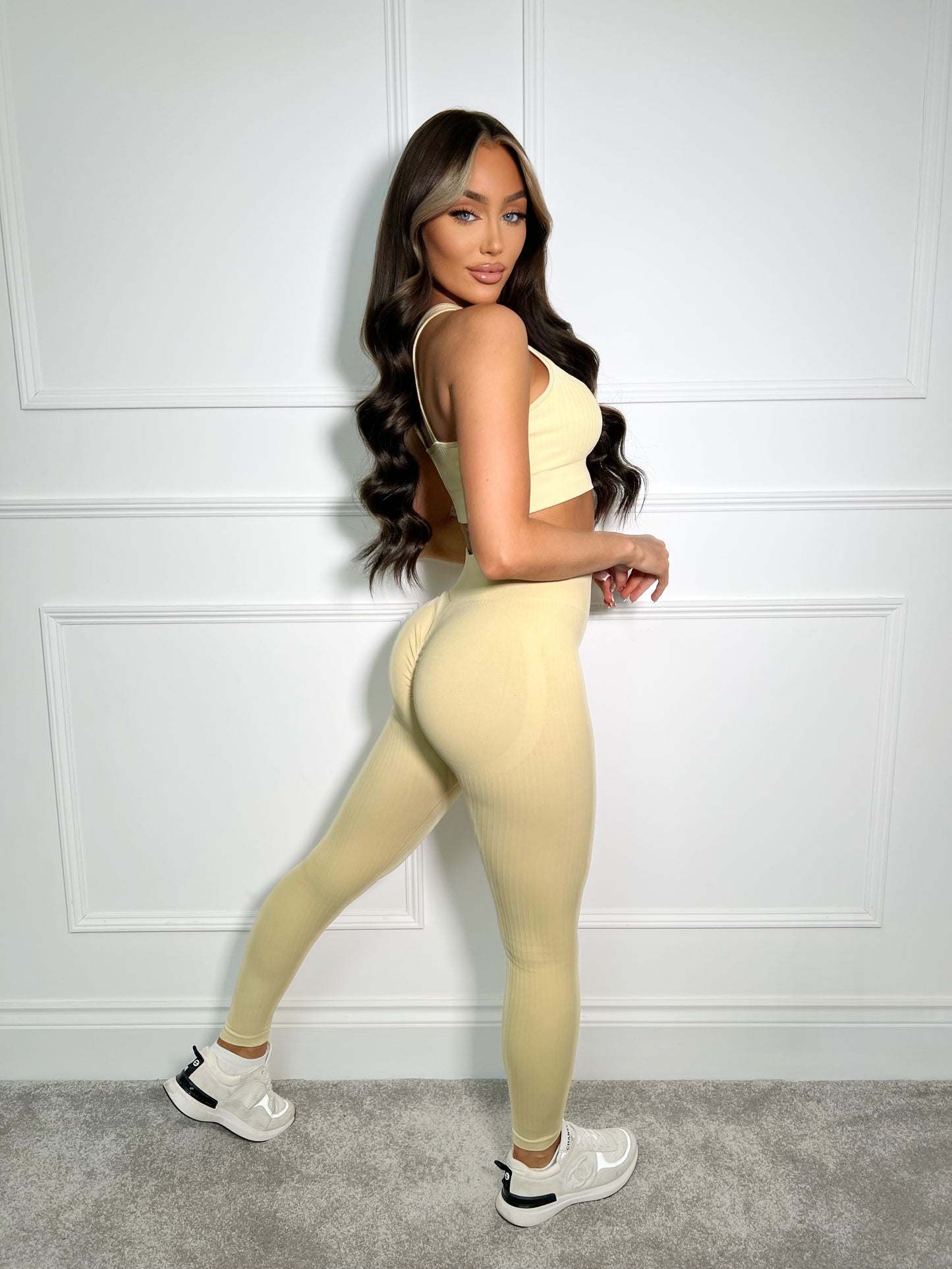 Vibe Active Contour Leggings - Yellow