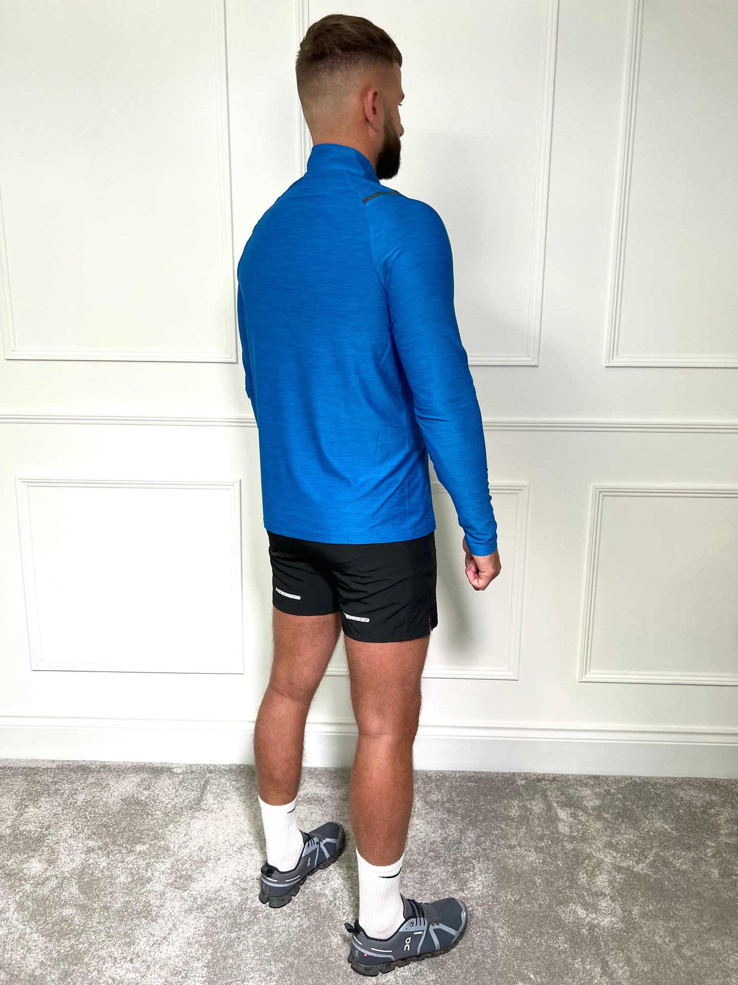 Vibe Active Elite Long Sleeve 1/4 Zip Top - Blue